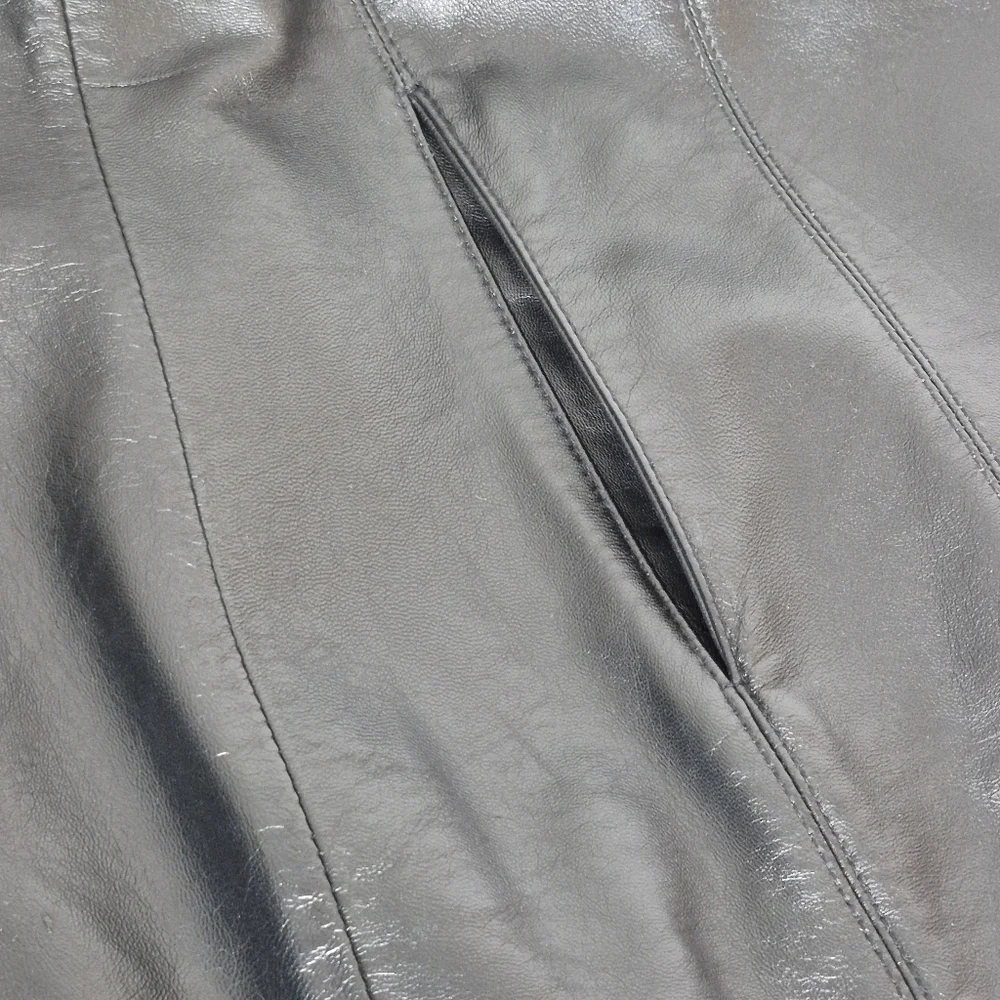 Colebrook Classics Vintage Black Leather Jacket - Size XL
